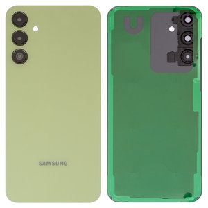 Panel trasero de carcasa puede usarse con Samsung A155 Galaxy A15, A156 Galaxy A15 5G, amarillo, con vidrio de cámara, personality yellow
