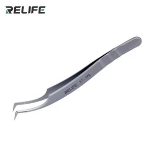 Pinzas para smd RELIFE ST 17A, encorvado, 125 mm