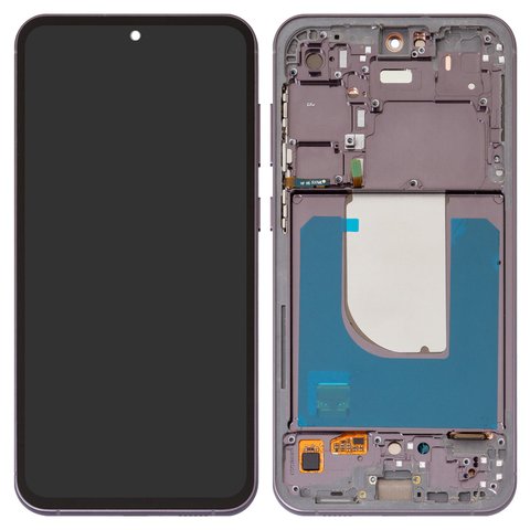 Pantalla LCD puede usarse con Samsung S711 Galaxy S23 FE, negro, con marco, Original PRC 