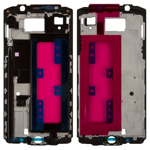 Рамка крепления дисплея для Samsung N9200 Galaxy Note 5, серебристая