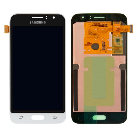Дисплей для Samsung J120 Galaxy J1 2016 , білий, без рамки, Original PRC , original glass