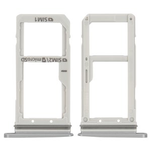 Держатель SIM карты для Samsung G935FD Galaxy S7 EDGE Duos, черный