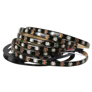 Светодиодная лента RGB SMD5050, WS2812B c  управлением, IP65, 5 В, 30 диодов м, 1 м 