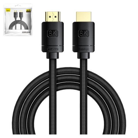 Кабель HDMI Baseus High Definition Series, HDMI, 2 м, 8K, #CAKGQ K01