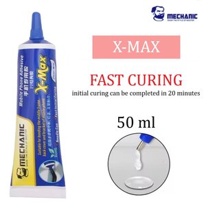 Клей герметик Mechanic X MAX, для приклеивания тачскрина, дисплея, 50 мл, прозрачный