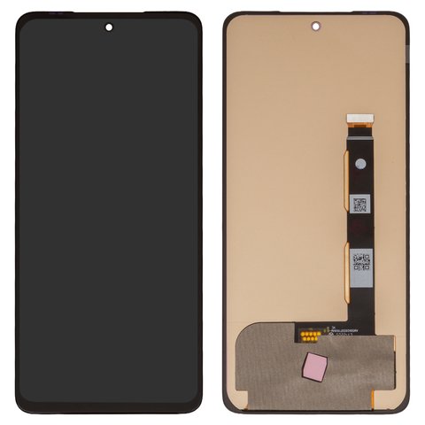 Дисплей для Motorola Moto G52, чорний, без рамки, High Copy, OLED