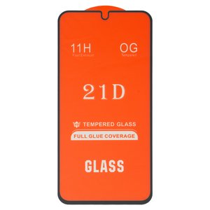Захисне скло для Samsung A346 Galaxy A34 5G, сумісне з чохлом, Full Glue, без упаковки , чорний