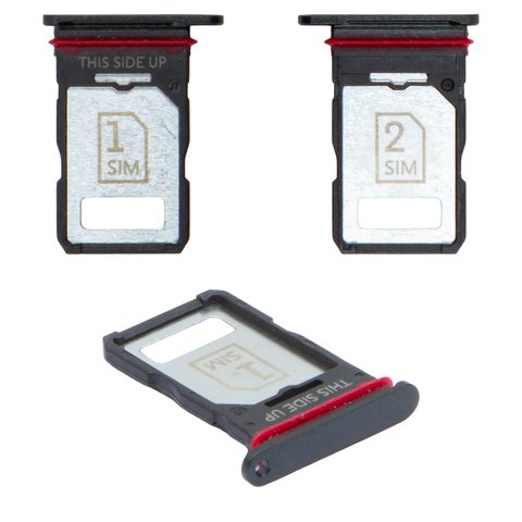 Тримач SIM карти для Motorola Edge 50 Ultra, сірий, forest grey