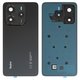 Задняя панель корпуса для Xiaomi Redmi Note 14 4G, черная, со стеклом камеры, global version, midnight black