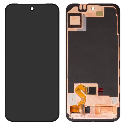 Дисплей для Google Pixel 9 Pro XL, чорний, з рамкою, Оригінал переклеєне скло , GGX8B, GZC4K, GQ57S