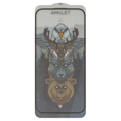 Защитное стекло iNobi Amulet для Apple iPhone 15 Pro Max, Full Glue, Anti Static, черный