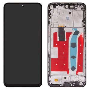 Дисплей для Huawei Honor X8, черный, с рамкой, High Copy, TFY LX1 TFY LX2 TFY LX3