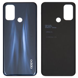Задняя панель корпуса для Oppo A53 4G, A53s 4G, черная, electric black