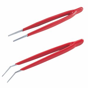 Набор пинцетов Pro'sKit 908-T301 с изолированными ручками (2 шт.) Набор пинцетов Pro'sKit 908-T301 с изолированными ручками (2 шт.)