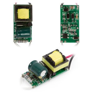Драйвер лампы диммируемый 5-7Вт 85V-265V 50/60Hz с гальванической развязкой, без корпуса Драйвер лампы диммируемый 5-7Вт 85V-265V 50/60Hz с гальванической развязкой, без корпуса