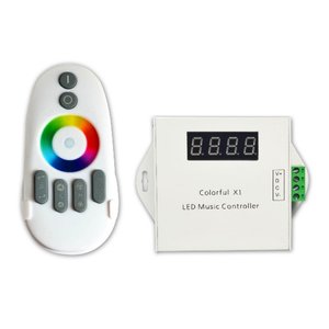 Светомузыкальный контроллер с радиопультом Colorful X1 (WS2811, 12 В) Светомузыкальный контроллер с радиопультом Colorful X1 (WS2811, 12 В)