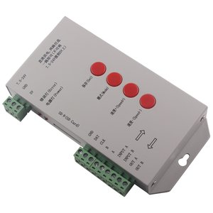 Контролер RGB T-1000S HTL-034 (з підтримкою DMX 512, WS2811, WS2801, WS2812B, 15 A, SD-карта) Контролер RGB T-1000S HTL-034 (з підтримкою DMX 512, WS2811, WS2801, WS2812B, 15 A, SD-карта)