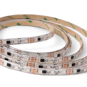 Світлодіодна стрічка RGB SMD5050, WS2811 (біла, з управлінням, IP65, 12 В, 60 діодів/м, 1 м) Світлодіодна стрічка RGB SMD5050, WS2811 (біла, з управлінням, IP65, 12 В, 60 діодів/м, 1 м)