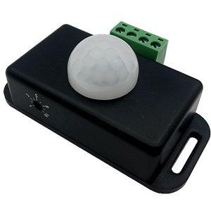 Інфрачервоний PIR-сенсор руху для монохромних світлодіодних стрічок SMD 5050, 3528 Інфрачервоний PIR-сенсор руху для монохромних світлодіодних стрічок SMD 5050, 3528
